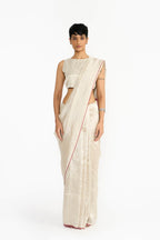 saree Blouse Fabric Silver