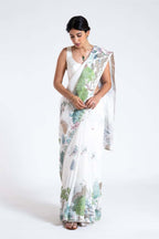 Saree Blouse Fabric Ivory