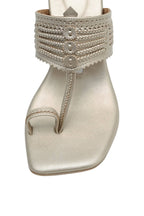 Champagne Block Heels