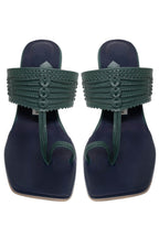 Pine Green  Block Heels