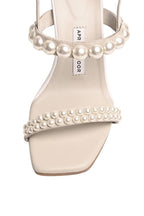 Beige Block Heels