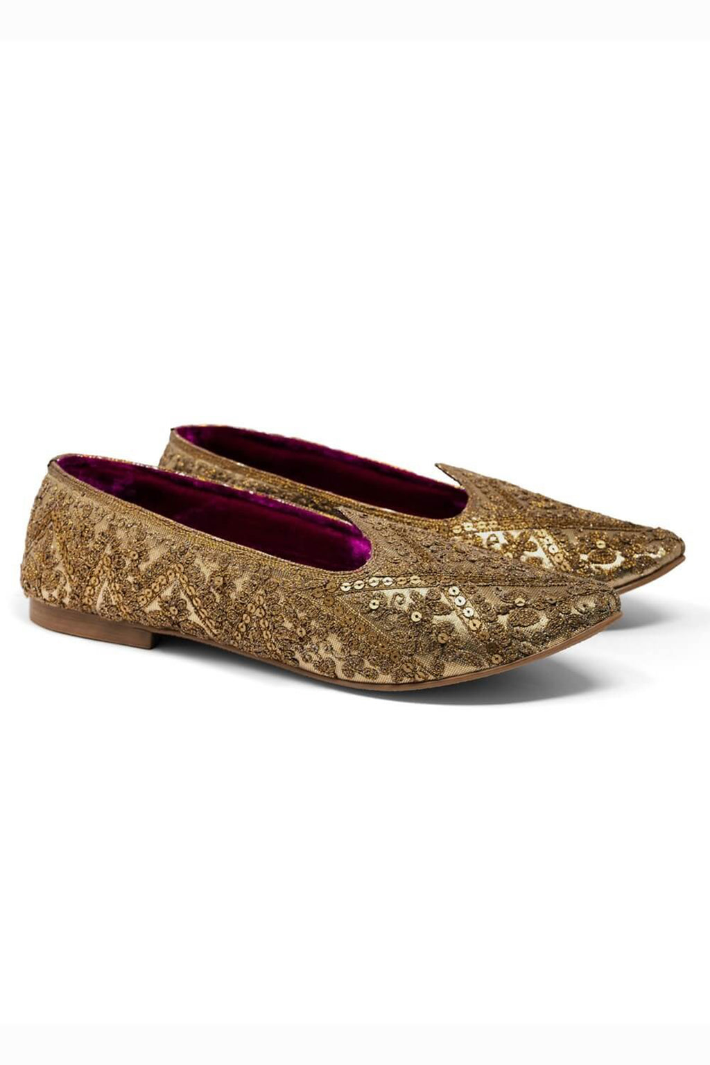 Dull Gold Jutti