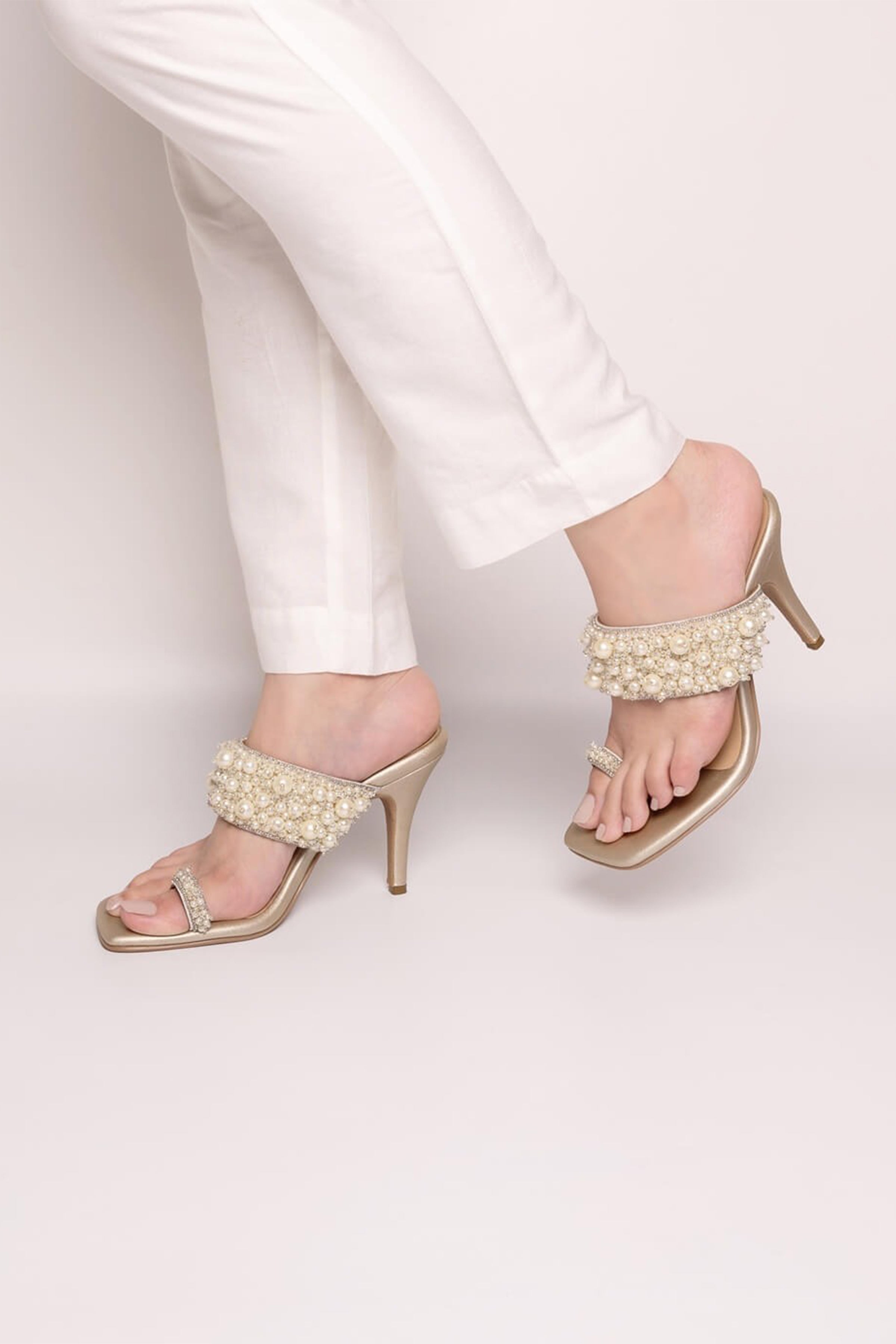 Champagne Pencil Heels