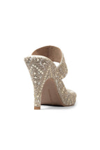 Champagne and Silver  Pencil Heels