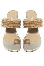 Champagne Wedge Heels