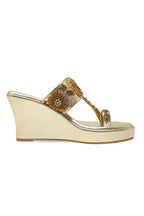 Champagne Wedge Heels