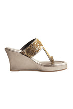 Champagne Wedge Heels