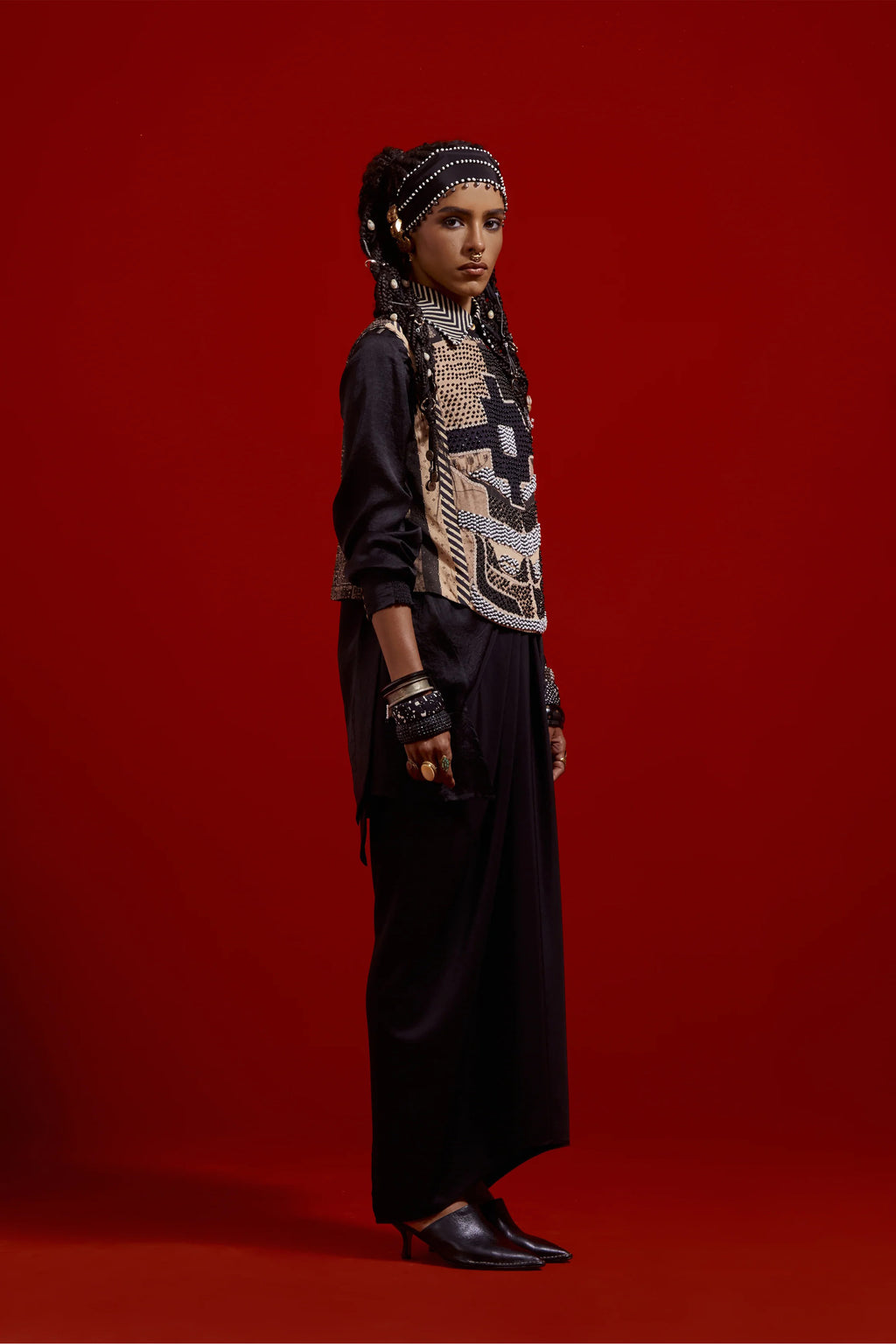 Surmai Mogra Gilet