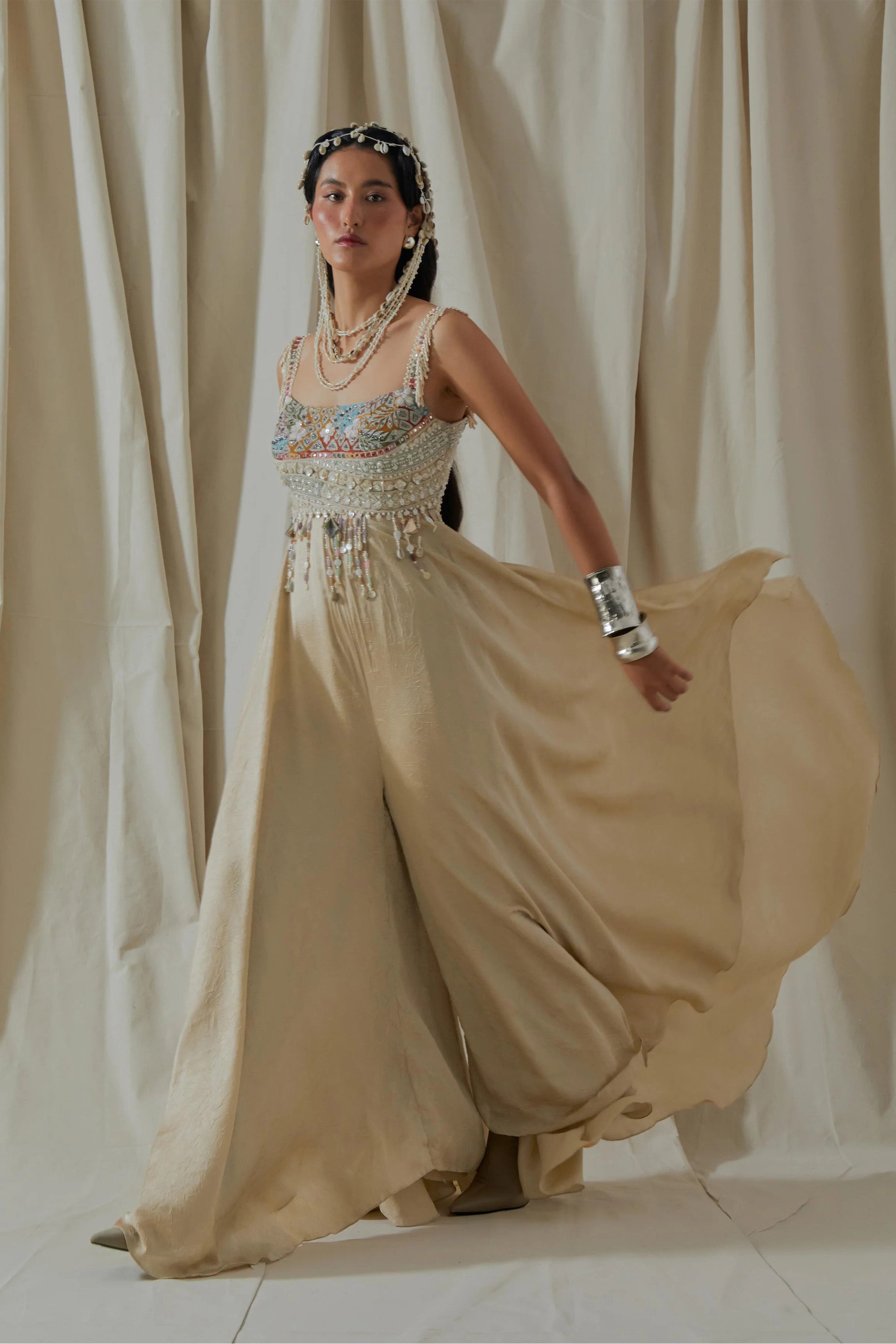 Ecru Jumpsuit