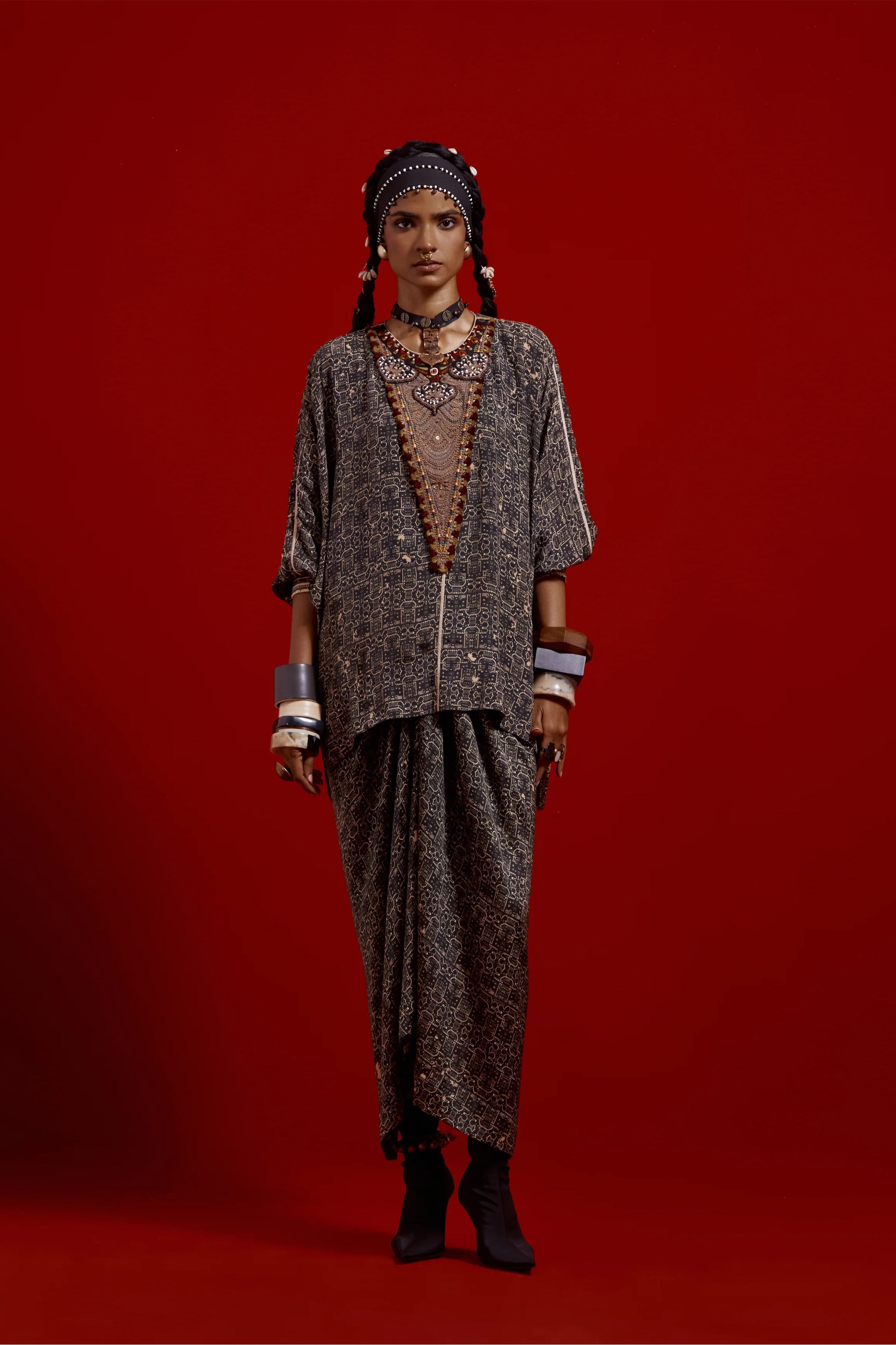Surmai Mogra Kurta