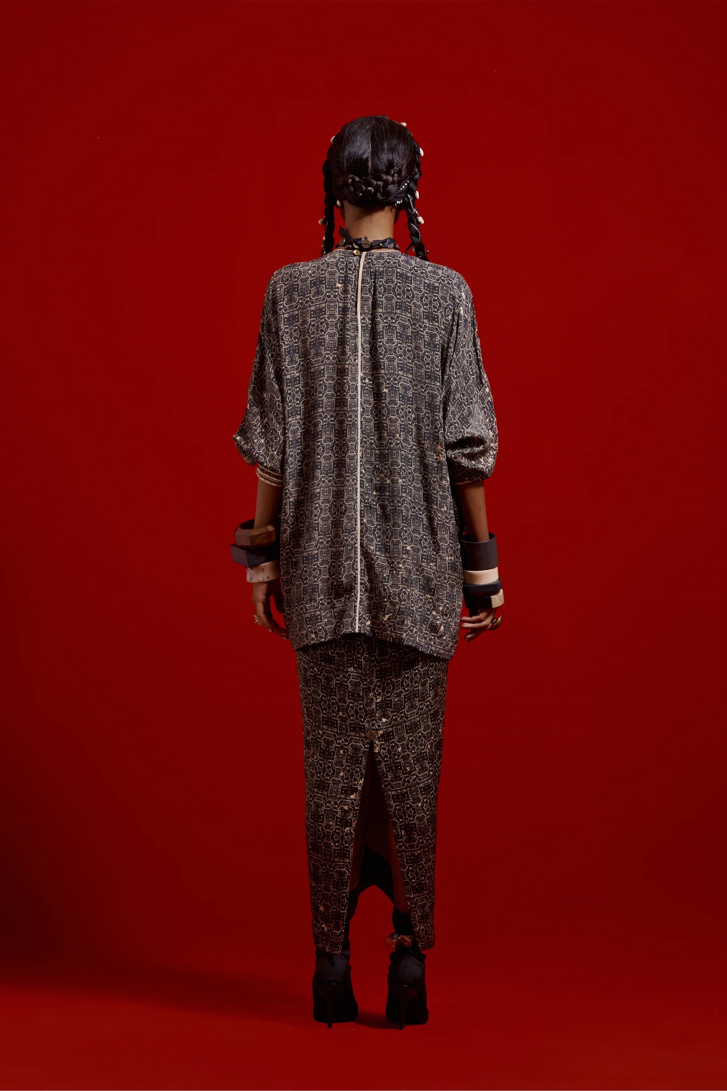 Surmai Mogra Kurta