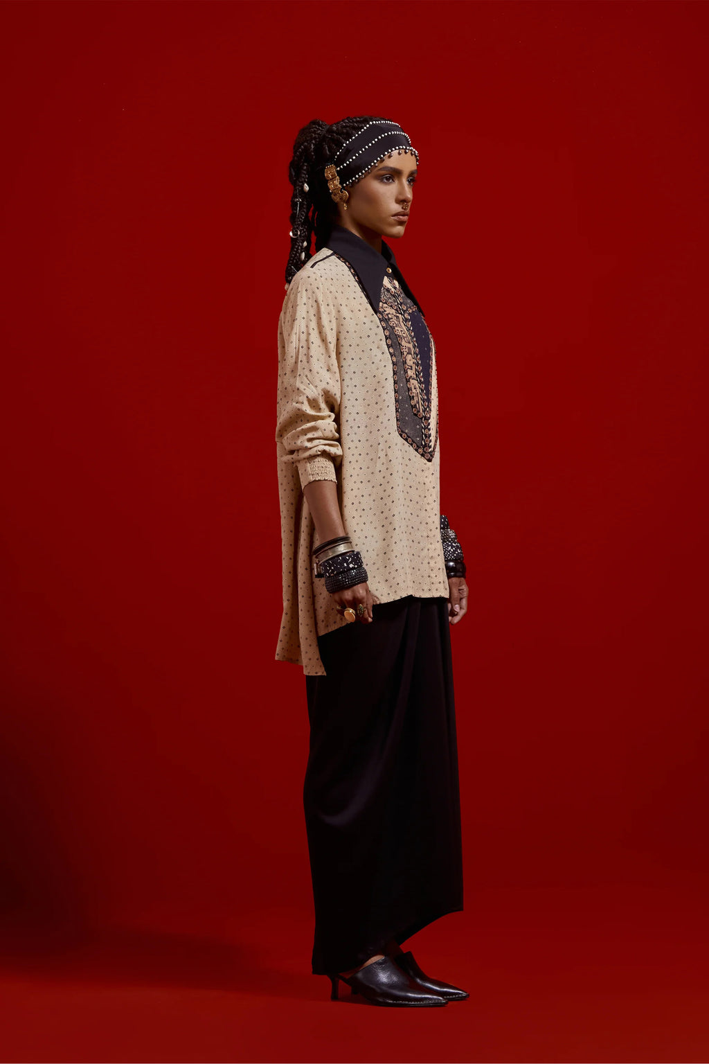 Surmai Mogra Skirt
