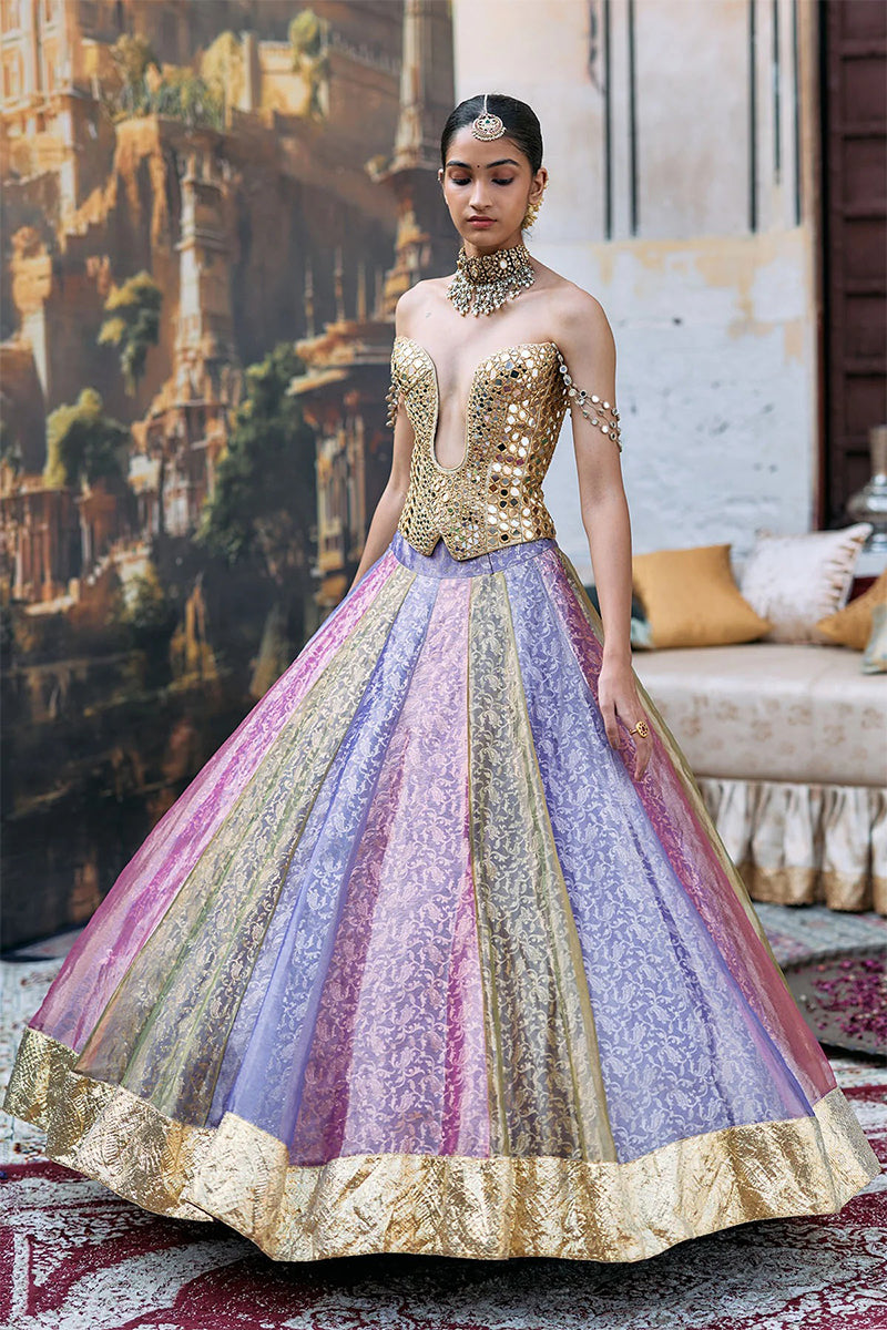 Lehenga Blouse Multicolour