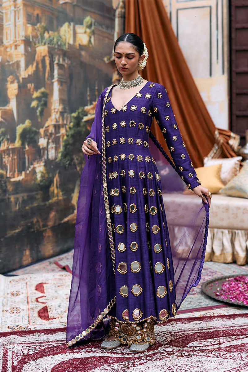 Anarkali Purple