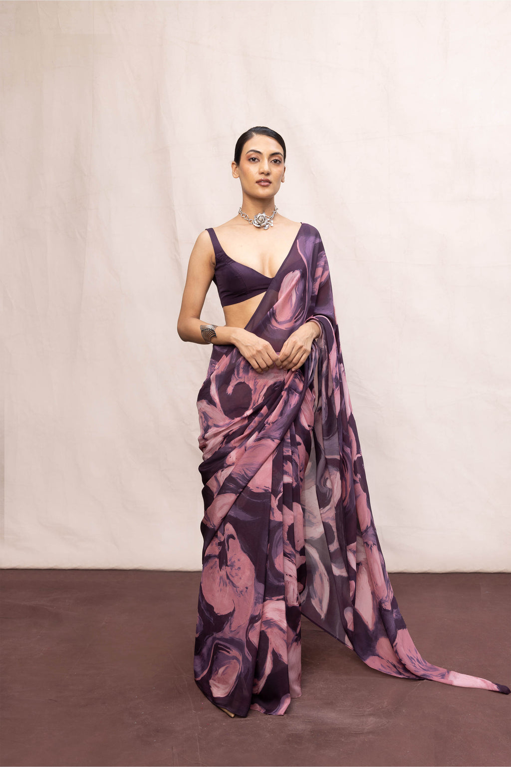 Saree Blouse Fabric Garnet