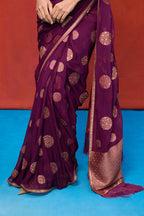 Saree Blouse Fabric Pista Garnet