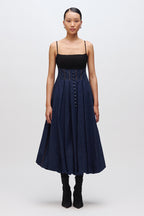 DRESS BLUE BLACK