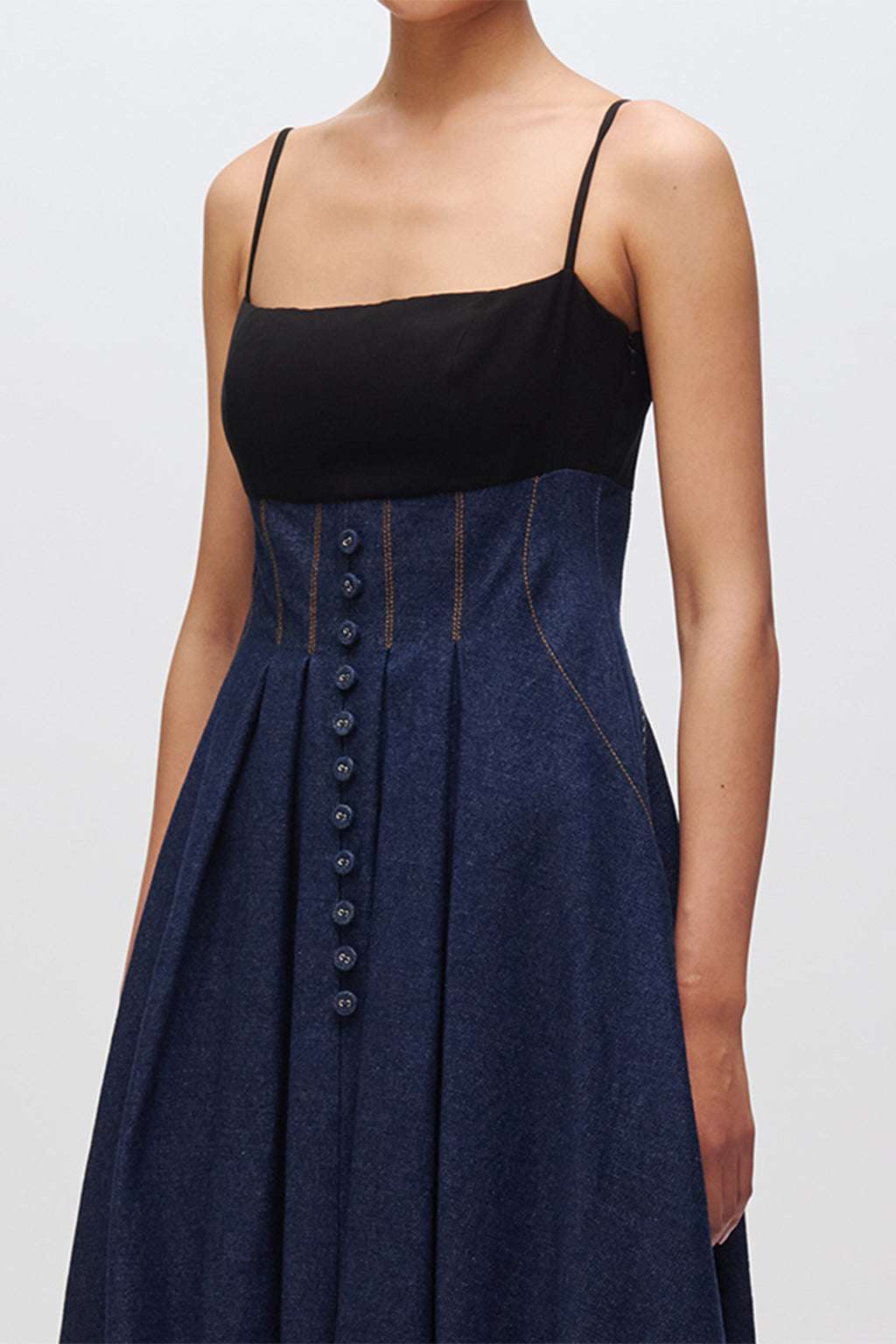 DRESS BLUE BLACK