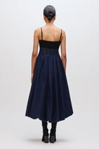 DRESS BLUE BLACK