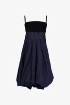 DRESS BLUE BLACK