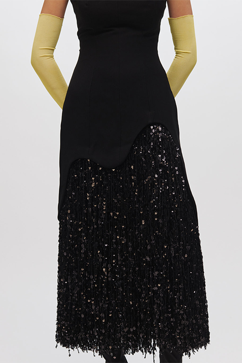 SKIRT BLACK SILVER