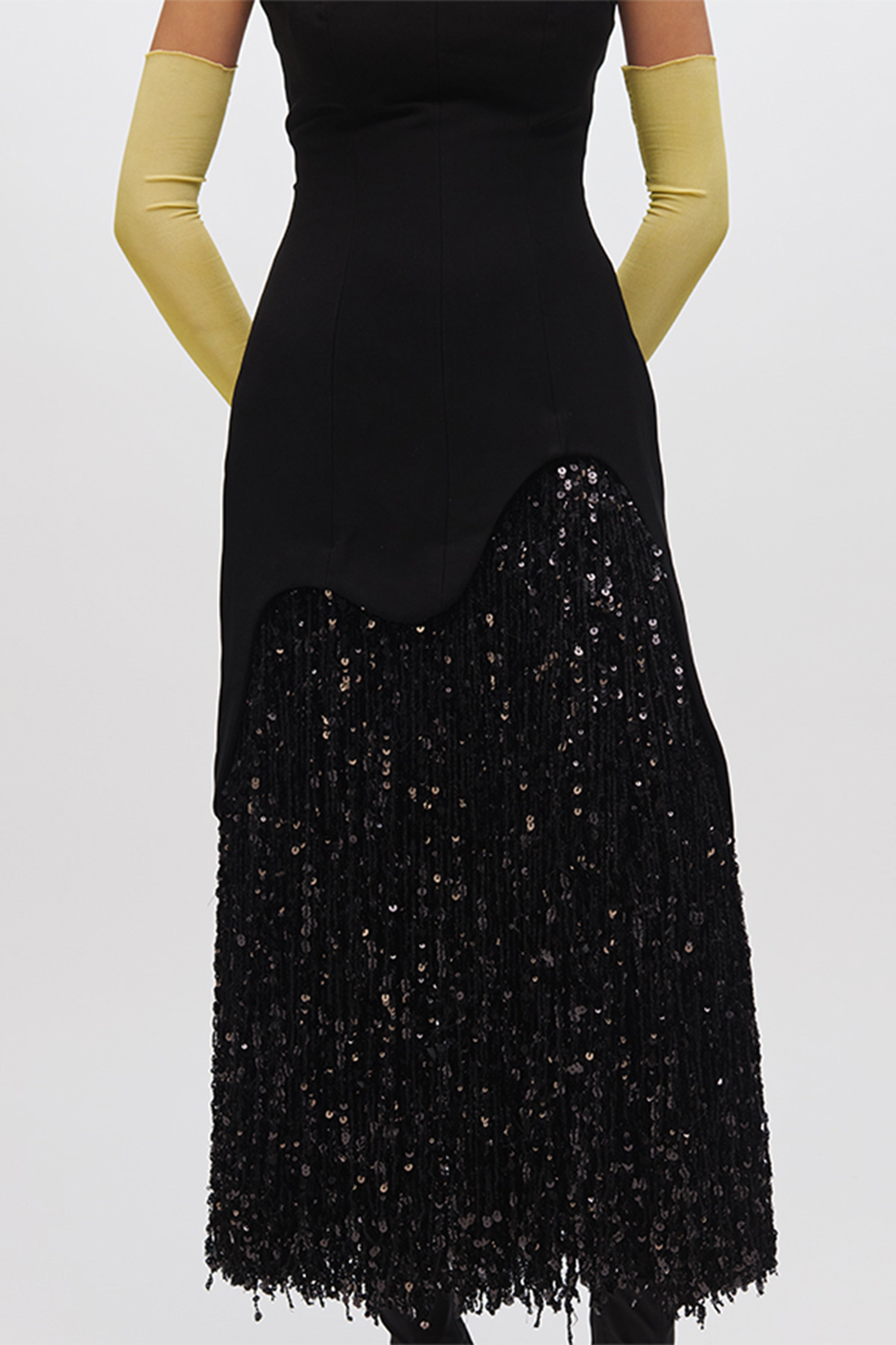 SKIRT BLACK SILVER