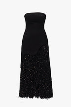 SKIRT BLACK SILVER