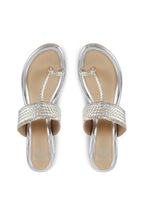 Silver Gold Kolhapuris Faux