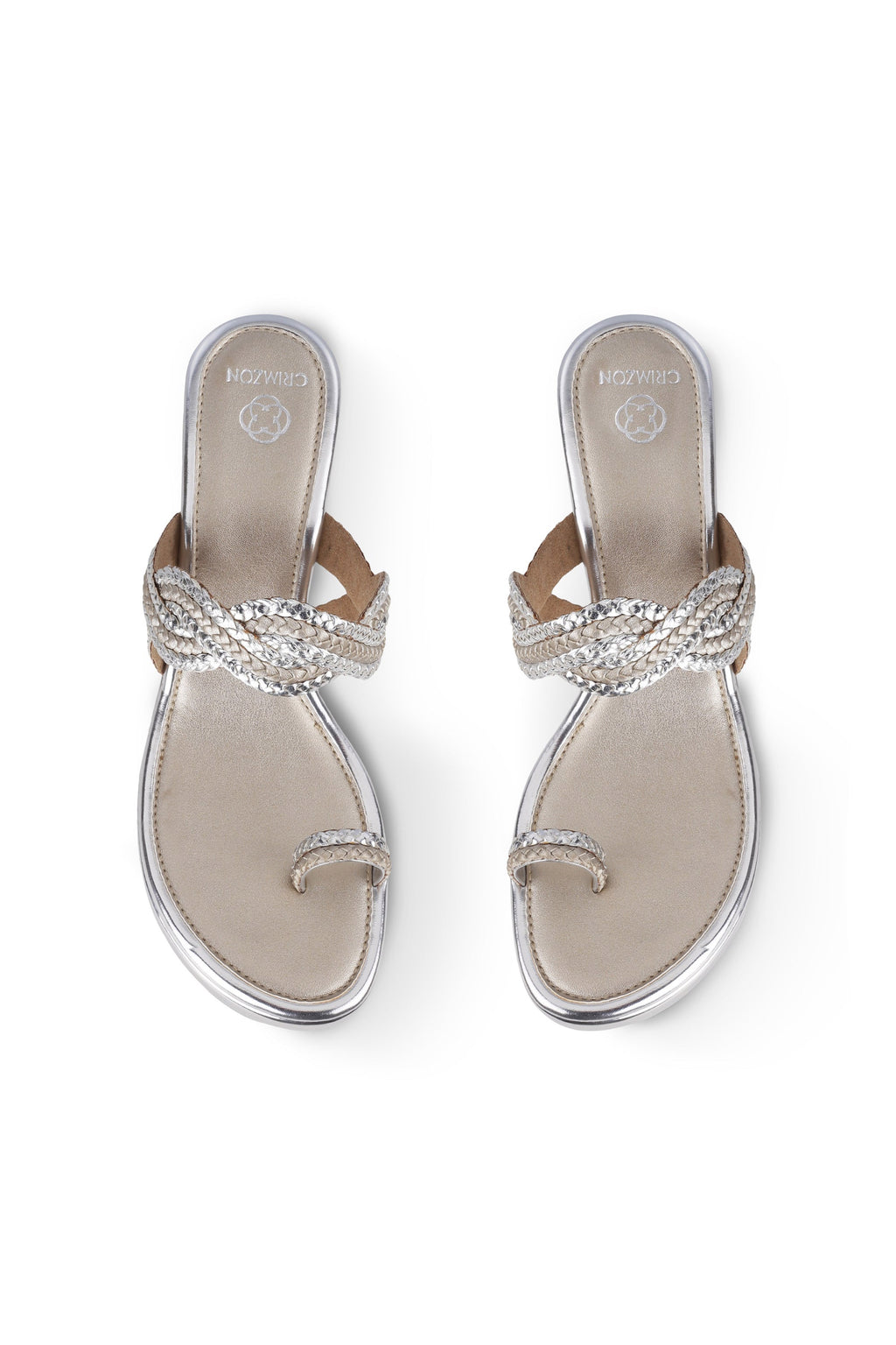 KOLHAPURIS FAUX SILVER
