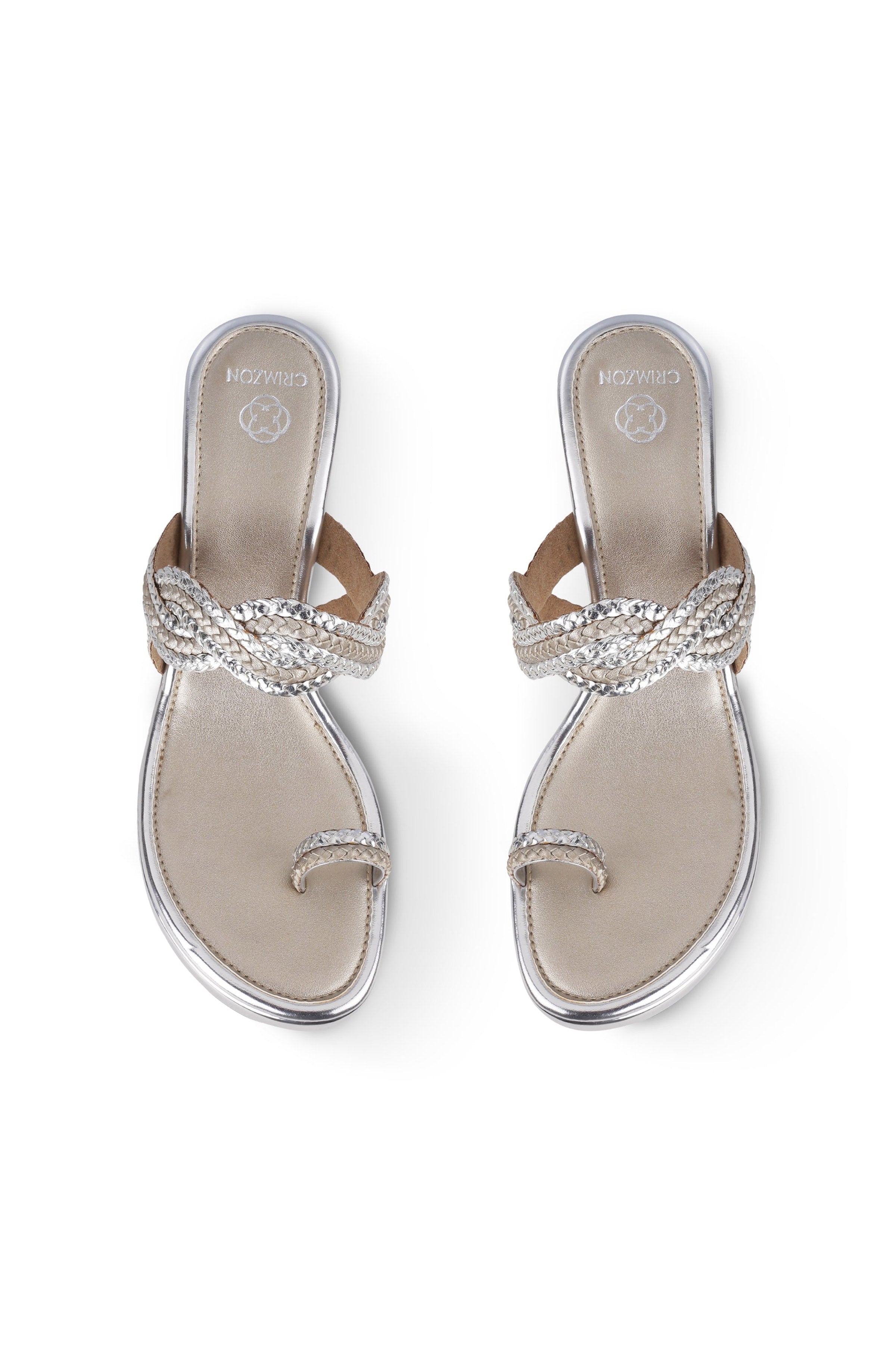 KOLHAPURIS FAUX SILVER