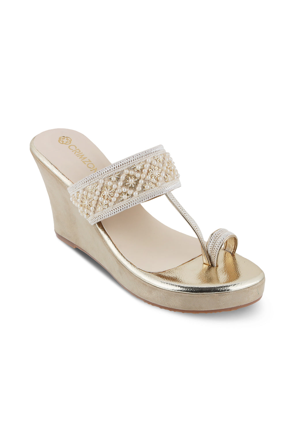 KOLHAPURIS HEEL IVORY