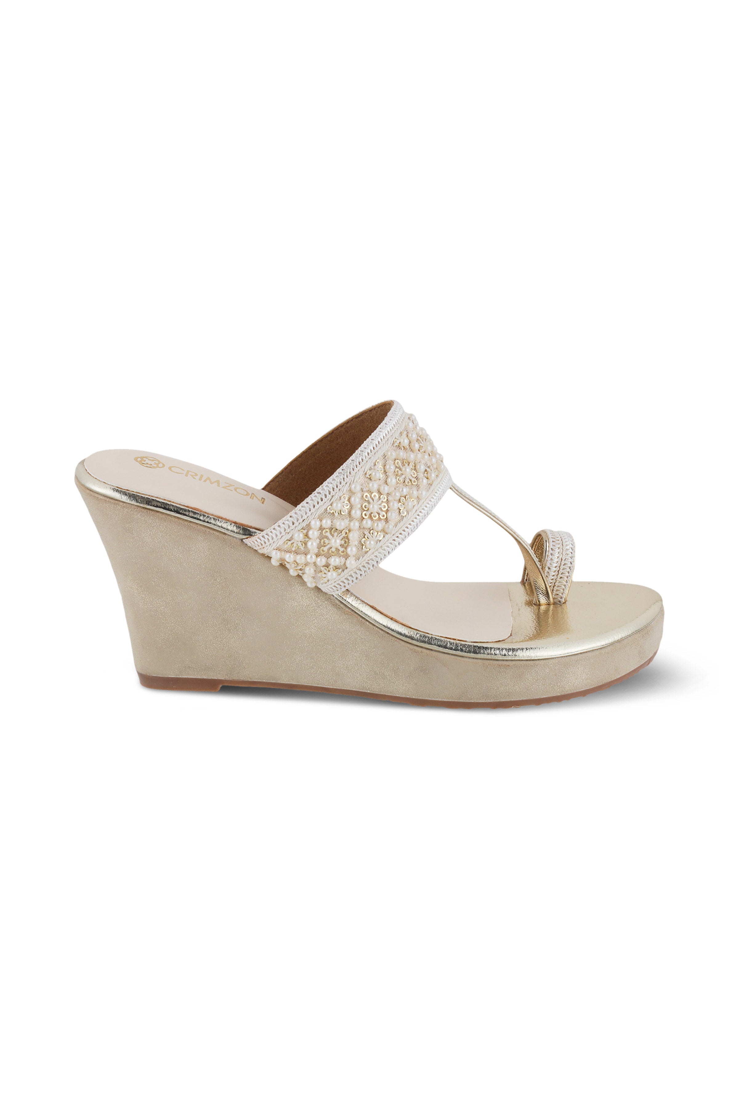 KOLHAPURIS HEEL IVORY