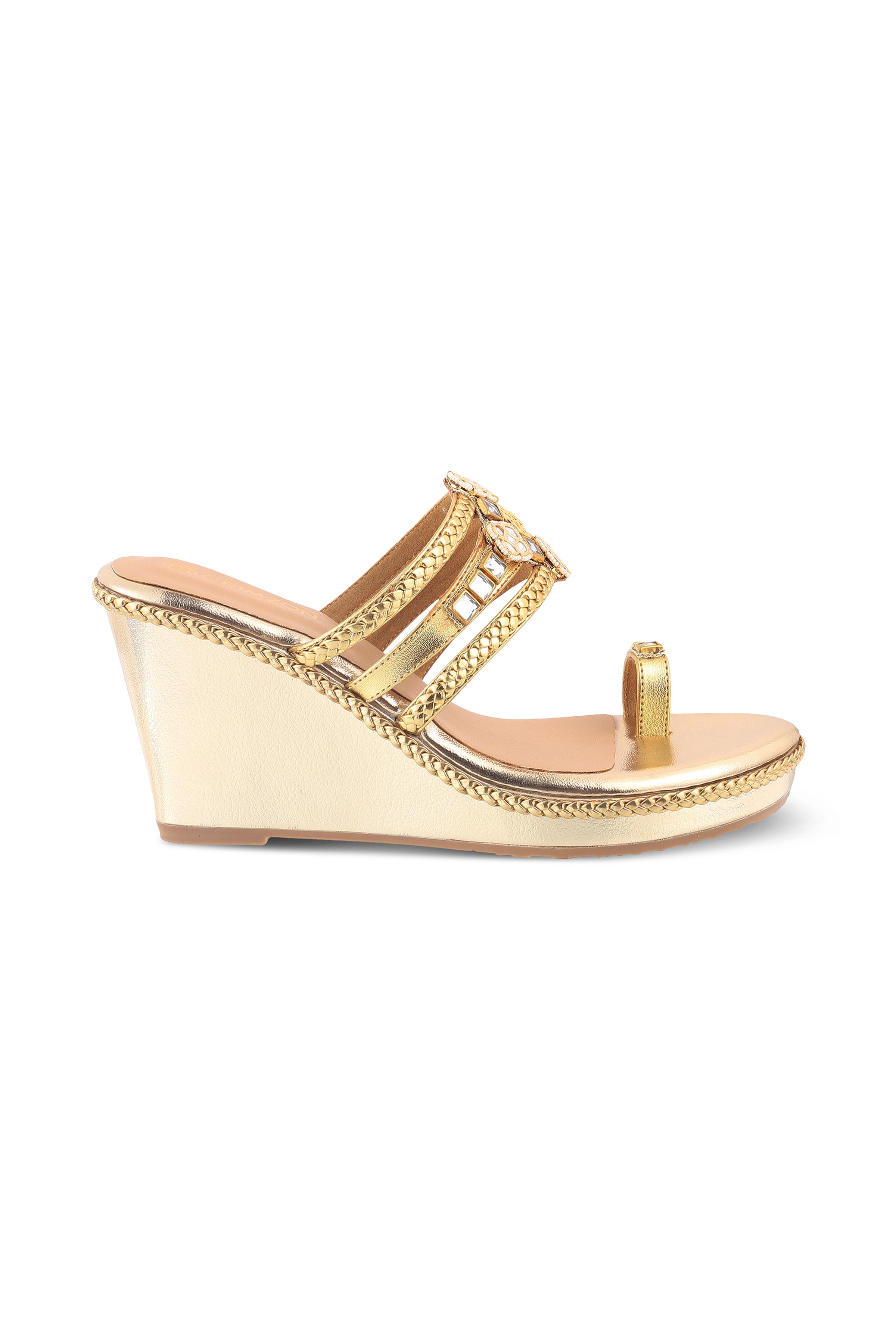 WEDGES DARK GOLD