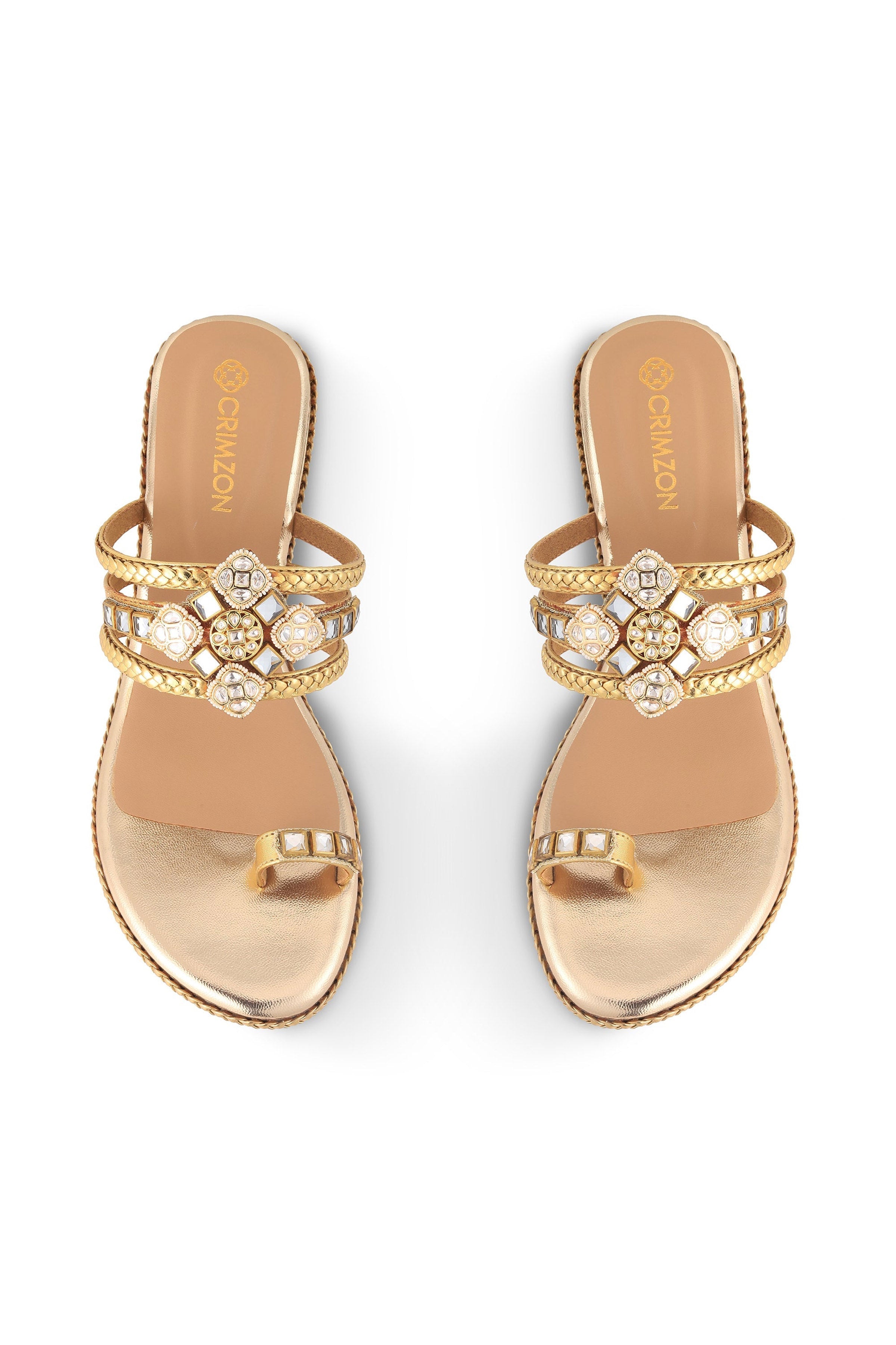 WEDGES DARK GOLD