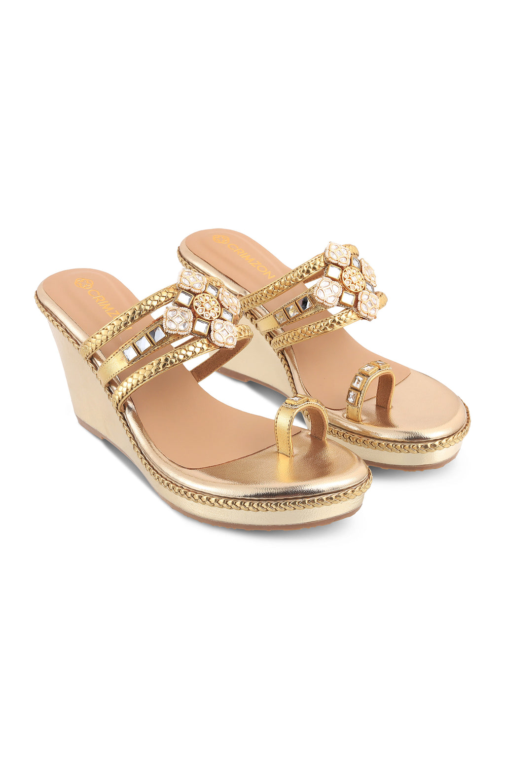 WEDGES DARK GOLD