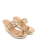 WEDGES DARK GOLD