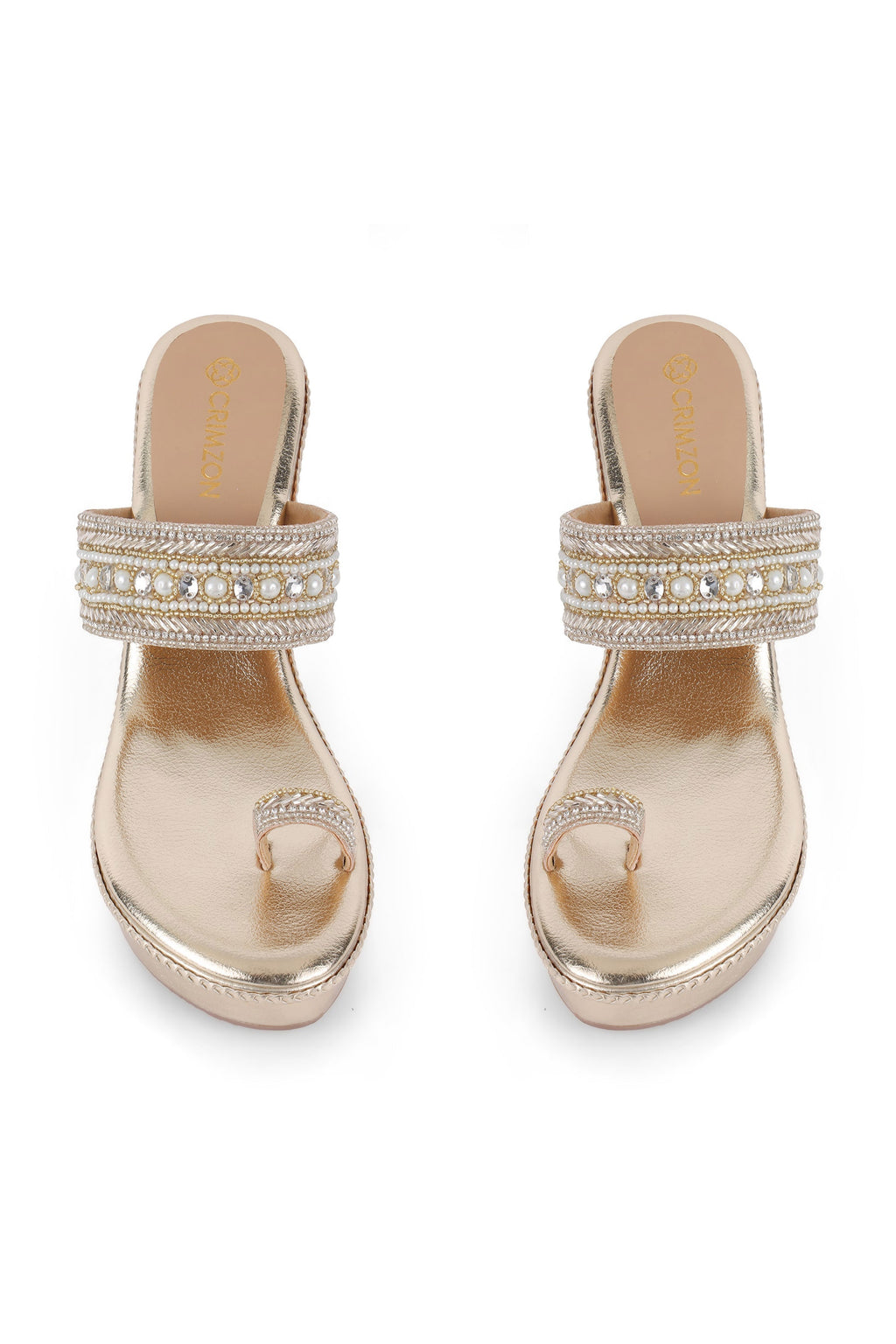 Wedges Pearl Gold