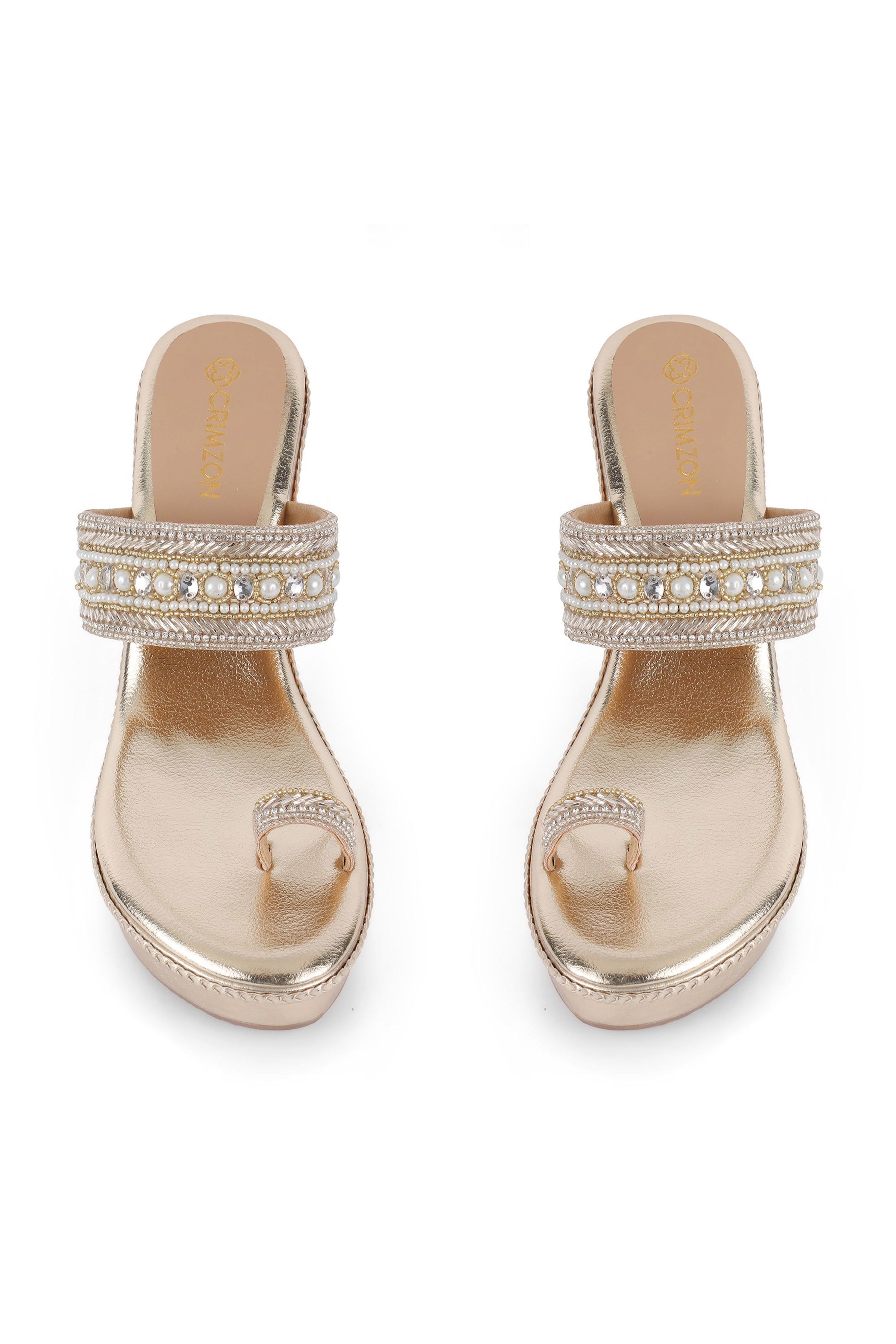 Wedges Pearl Gold