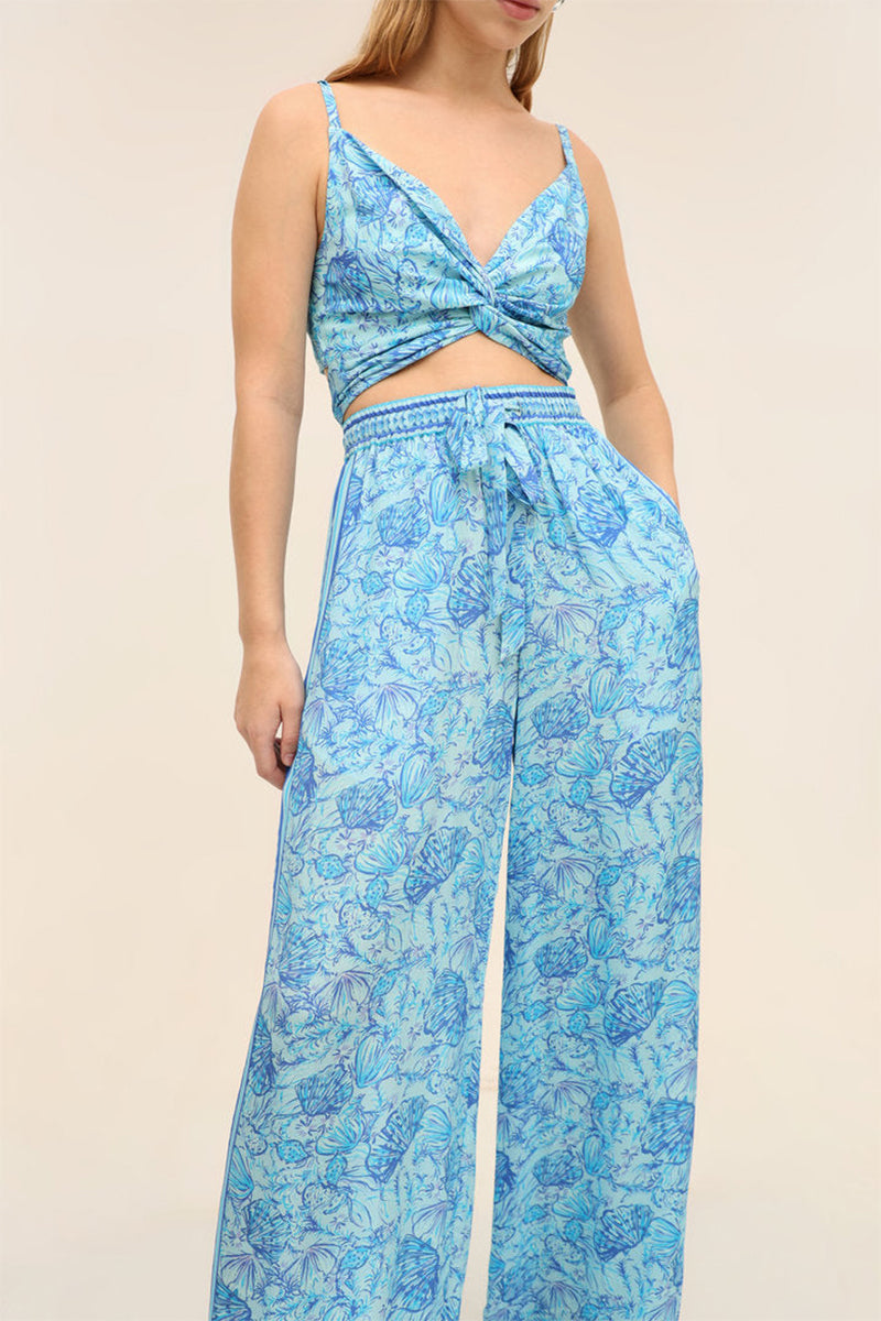 Top Blue Green
