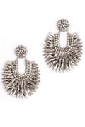 EARRING SILVER GUNMETAL