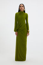 GOWN LIME GREEN