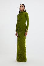 GOWN LIME GREEN