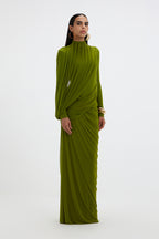 GOWN LIME GREEN