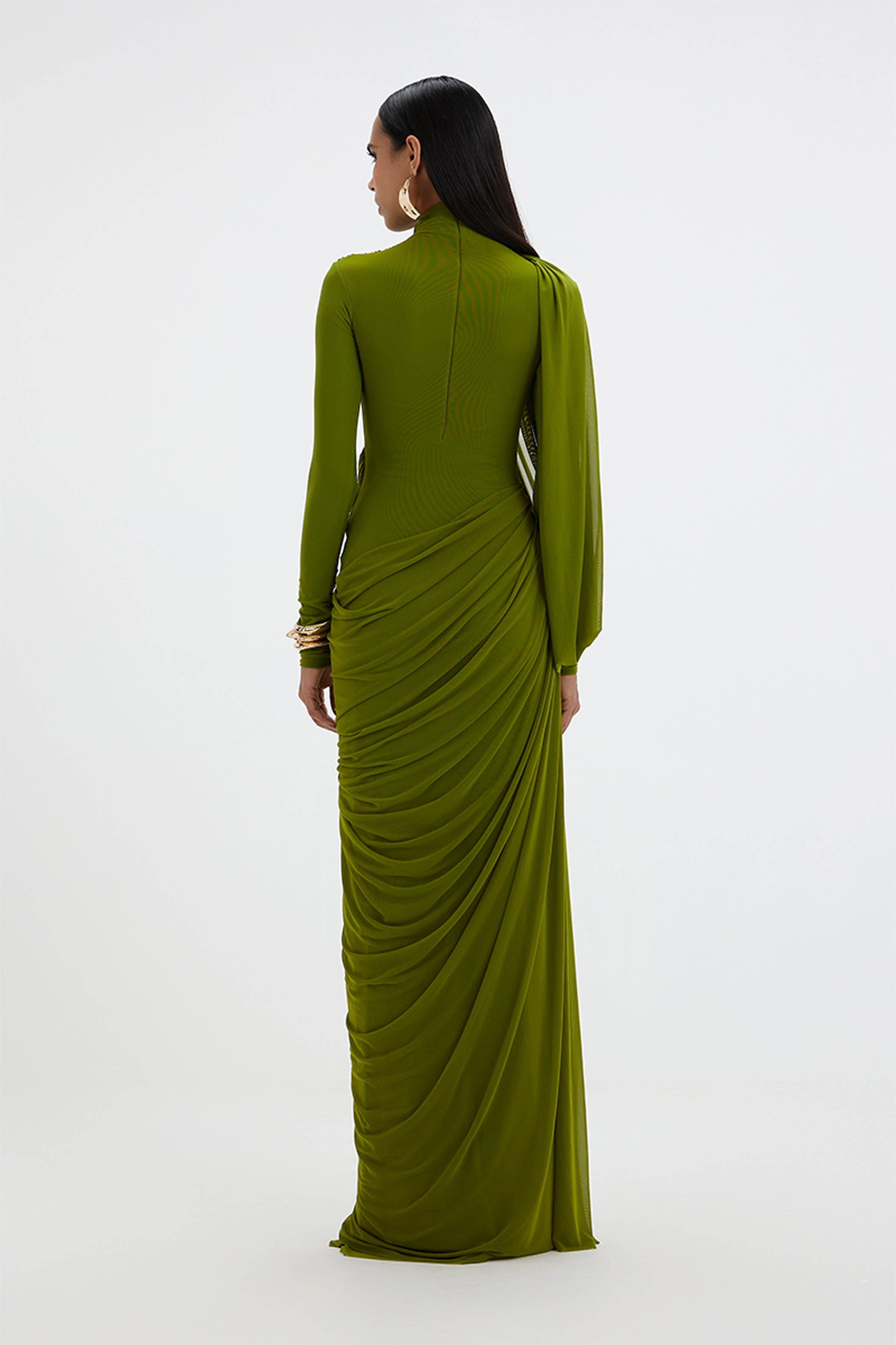 GOWN LIME GREEN
