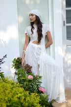 TOP PANT SCARF OFF WHITE
