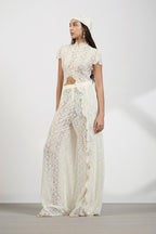 TOP PANT SCARF OFF WHITE