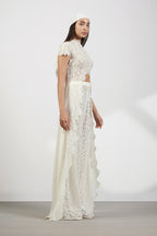 TOP PANT SCARF OFF WHITE