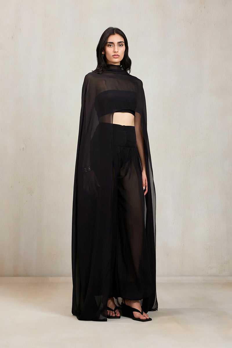 Top Bustier Pant Black