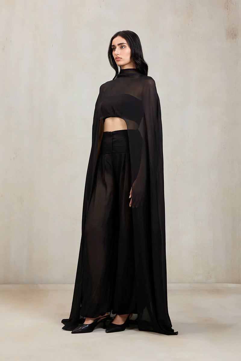 Top Bustier Pant Black