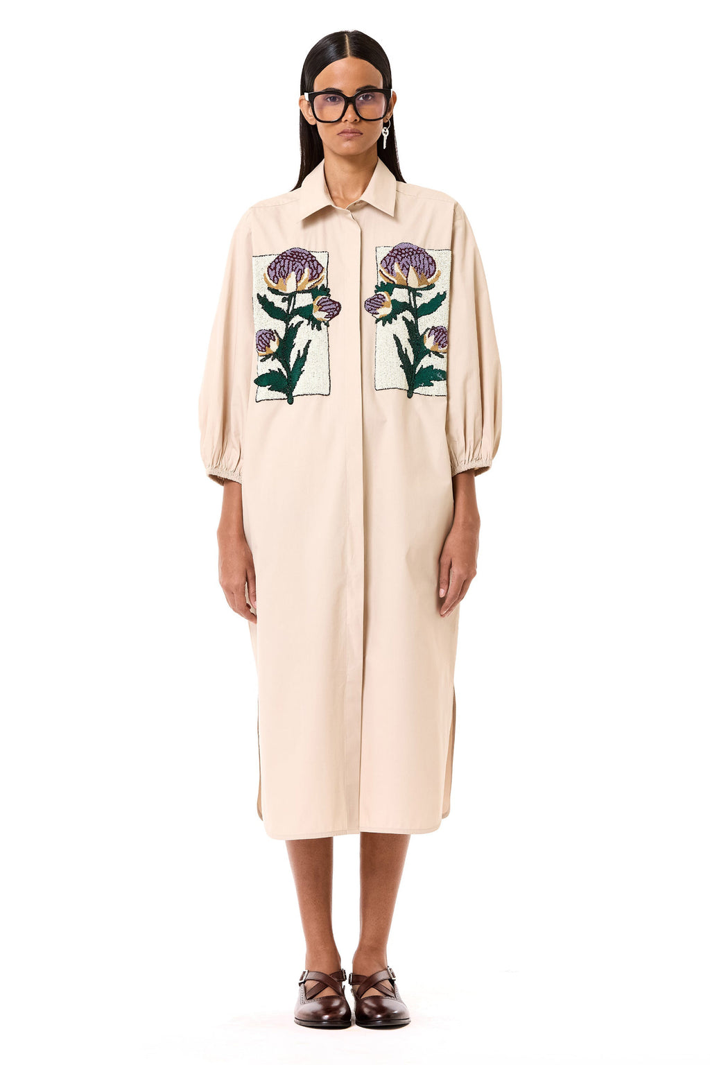 DRESS BEIGE